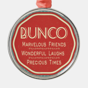 Bunco Vintage-Emblem Ornament Aus Metall