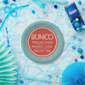 Bunco Vintage Emblem Pappteller (Party)