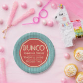 Bunco Vintage Emblem Pappteller (Party)