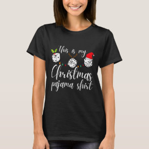Bunco Weihnachts-Pyjama-Würfelspiel Nacht T-Shirt