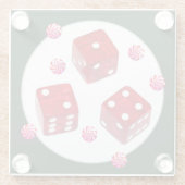 Bunco Weihnachtsdekor Glasuntersetzer (Rückseite)