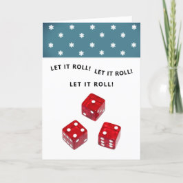 Bunco Weihnachtskarte Feiertagskarte