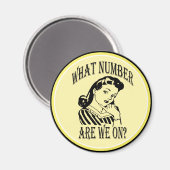 Bunco Welche Nummer haben wir auf #2? Magnet (Vorderseite/Rückseite)