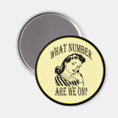 Bunco Welche Nummer haben wir auf #2? Magnet (Vorderseite/Rückseite)