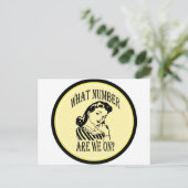 Bunco Welche Nummer haben wir auf #2? Postkarte (Stehend Vorderseite)