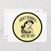 Bunco Welche Nummer haben wir auf #2? Postkarte (Vorne/Hinten)