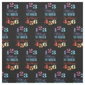 Bunco Welche Nummer haben wir? Fun Typografie Stoff (Muster)