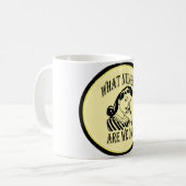 Bunco, welche Zahl wir auf #2 sind Kaffeetasse (Vorderseite Links)