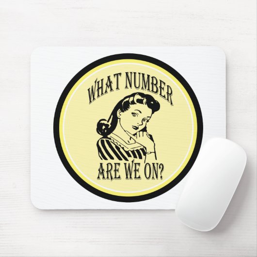 Bunco, welche Zahl wir auf #2 sind Mousepad (Mit Mouse)