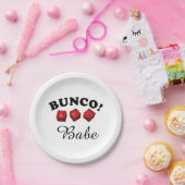 Bunco Würfel und Baby Pappteller (Party)