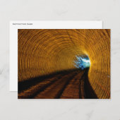Bund Tourist Tunnel Postkarte (Vorne/Hinten)