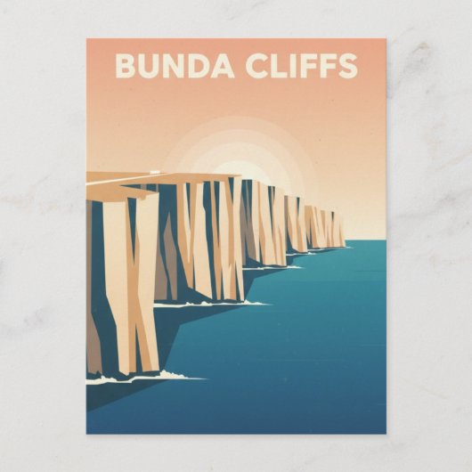 Bunda-Klippen Australien Postkarte (Vorderseite)