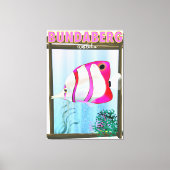 Bundaberg Australien Reiseplakat Leinwanddruck (Vorderseite)