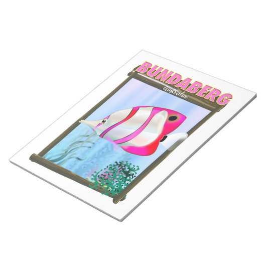 Bundaberg Australien Reiseplakat Notizblock (angewinkelt)