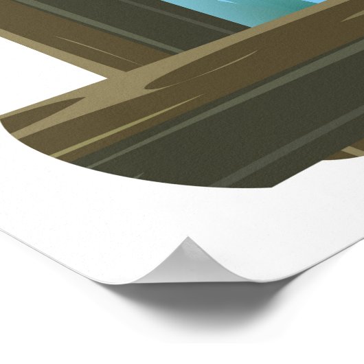 Bundaberg Australien Reiseplakat Poster (Ecke)