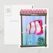 Bundaberg Australien Reiseplakat Postkarte (Vorne/Hinten)