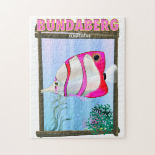 Bundaberg Australien Reiseplakat Puzzle