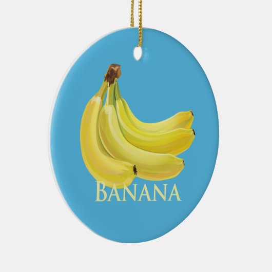 Bündel Bananen Keramik Ornament (Rechts)