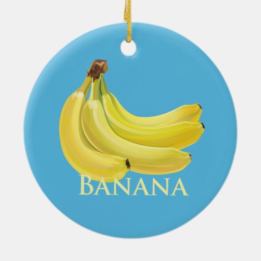 Bündel Bananen Keramik Ornament (Hinten)