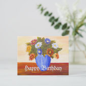 Bündel Blume Postkarte (Stehend Vorderseite)