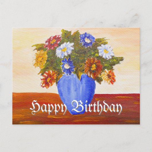 Bündel Blume Postkarte (Vorderseite)