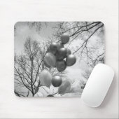 Bündel der Ballone des niedrigen Winkels draußen Mousepad (Mit Mouse)