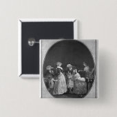 Bündel der Blumen oder der feiern Großmutter Button (Vorne & Hinten)