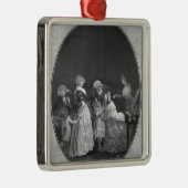 Bündel der Blumen oder der feiern Großmutter Silbernes Ornament (Rechts)