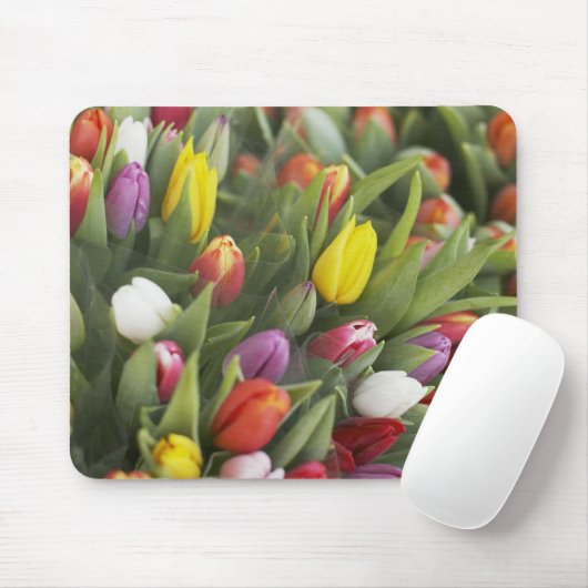 Bündel der bunten Tulpen Mousepad (Mit Mouse)