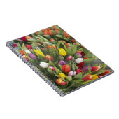 Bündel der bunten Tulpen Notizblock (Rechte Seite)