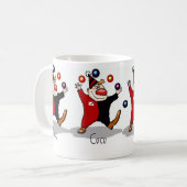 Bündel der Clowns-Kaffee-Tasse Kaffeetasse (Vorderseite Links)