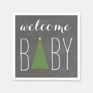 Bündel der Freude-Tafel-Kürbis-Fall-Babyparty Serviette