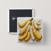 Bündel exotischer Bananen Button (Vorne & Hinten)