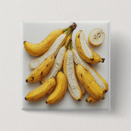 Bündel exotischer Bananen Button (Vorderseite)