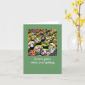 Bündel Freude. ANMERKUNGS-KARTE LTGR Karte (Gelbe Blume)