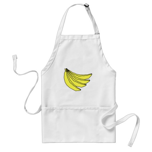 Bündel gelbe Bananen Schürze (Vorne)