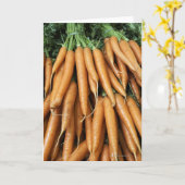 Bündel Karotten Karte (Gelbe Blume)