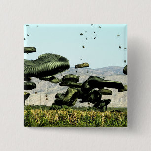 Bündel Nahrung und Wasser sind die gelieferte Luf Button