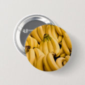 Bündel reife Bananen Button (Vorne & Hinten)