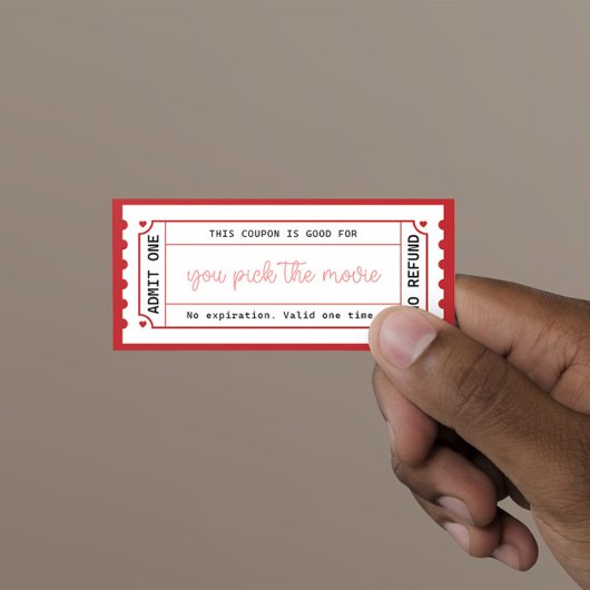 Bündel romantischer Liebe Coupons für ihn oder sie Einladung