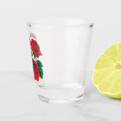 Bündel Rose Schnapsglas (Rechts)