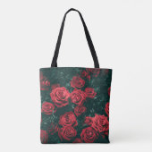 Bündel rote Rosen Tasche (Rückseite)