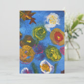 "Bündel von Blume" Acryl auf Leinwand Save The Date (Stehend Vorderseite)