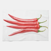 Bündel von Chili-Paprikaschoten Handtuch (Horizontal)