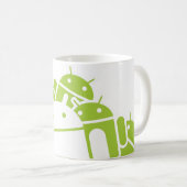 Bündel von Droids Kaffeetasse (VorderseiteRechts)