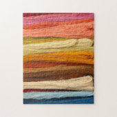 Bündel von gefärbten Garnen Puzzle (Vertikal)