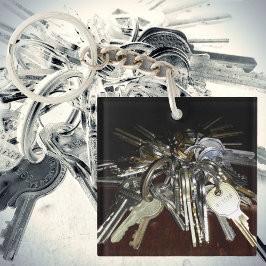 Bündel von Tasten fotografisch Schlüsselanhänger