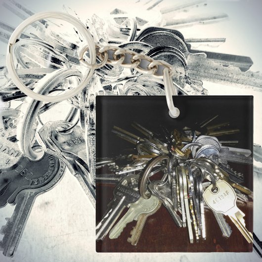 Bündel von Tasten fotografisch Schlüsselanhänger