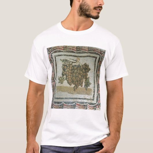 Bündel weiße Trauben, römisches Mosaik T-Shirt (Vorderseite)