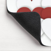 Bündelte Herzen Mousepad (Ecke)